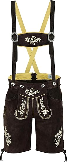 RIDEX Oktoberfest Lederhosen Leather Traditional Bavarian Shorts German wear