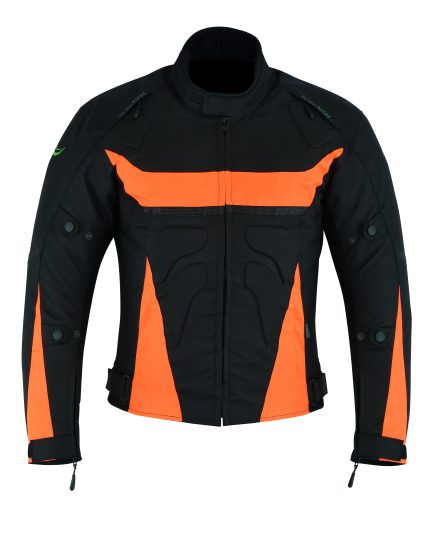 RIDEX Mens CJ225 Textile Protective Motorcycle Motorbike Jacket Armoured Waterproof